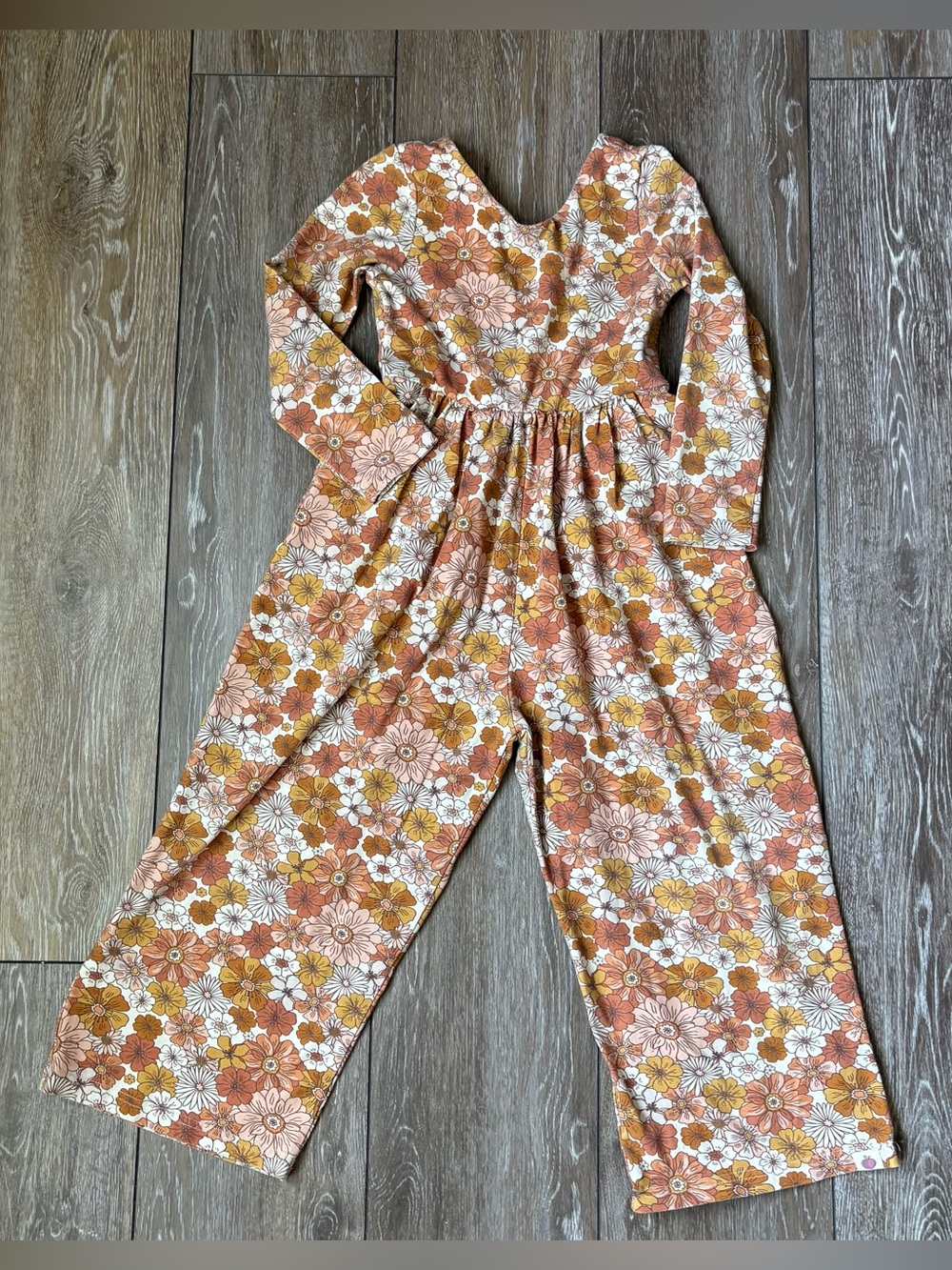 Cheeky Plum Boho Floral Leggy Romper